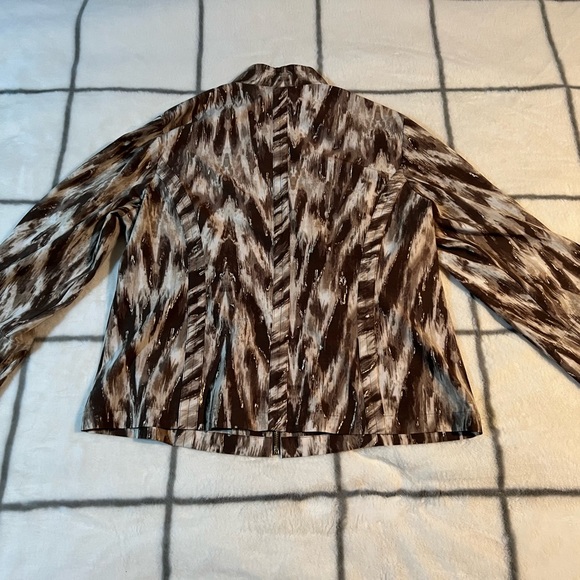 Women’s Chico’s Zenergy zip front lightweight jacket Size 2 (12-14) - Picture 6 of 11